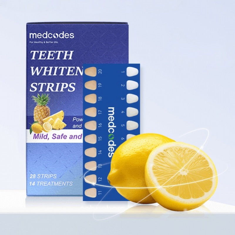 Pineapple Enzyme Teeth Whitening Strips – 14 Pairs Daily Oral Care